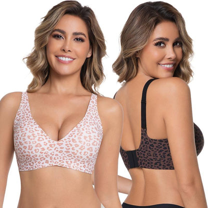 Experience Unmatched Comfort with VRCOMFY Deep V Wireless Push Up Bralettes – Perfect for Everyday Wear!